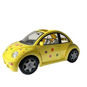 Barbie Toys Barbie Vw Volkswagen Beetle Bug Yellow With Key